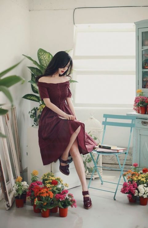 婚禮穿搭 　連身裙